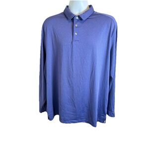 Pro Tour Mens Blue Long Sleeve Golf Shirt Size XL Airplay